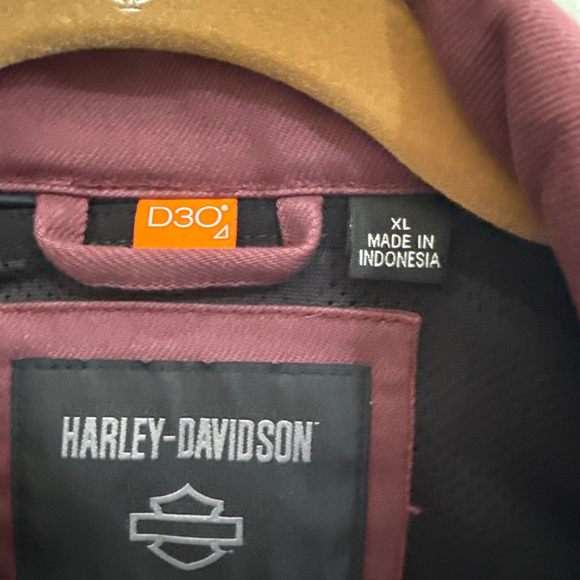Harley-Davidson Maroon Gas Station Textile Riding Jacket XL - Picture 5 of 10
